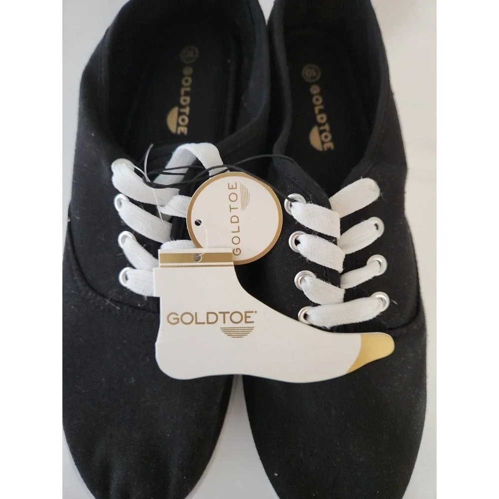 Gold Toe‎ Women's Size 10 Black/white Shoes NEW